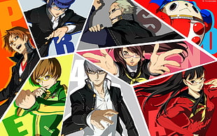 Persona 4 wallpaper, Persona series, Chie Satonaka, Rise Kujikawa, manga