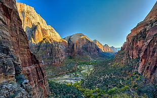brown mountain, landscape HD wallpaper
