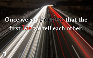 once we say forever that the first live we tell each other. text, quote, songs, text, lyrics