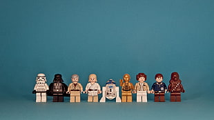 LEGO Star Wars characters toys HD wallpaper