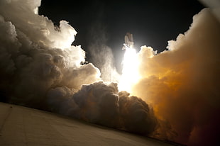 view of space shuttle