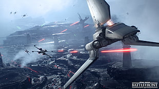 Star Wars Battlefront digital wallpaper, artwork, Star Wars: Battlefront, video games, Star Wars
