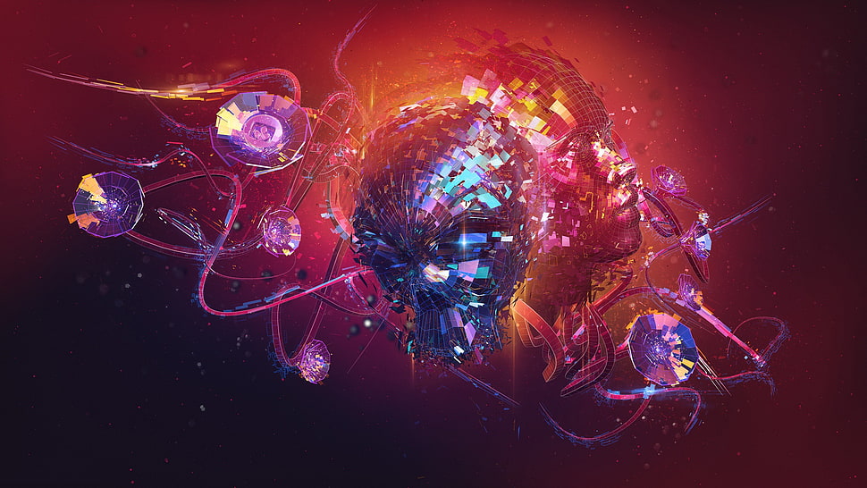 mirror ball wallpaper, abstract HD wallpaper