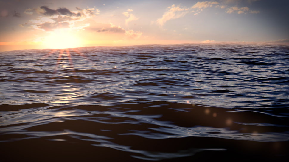 body of water, photography, nature, sea, Sun HD wallpaper