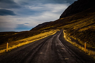 landscape photography of road HD wallpaper