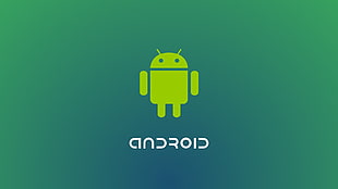 Android logo, Android (operating system), blurred