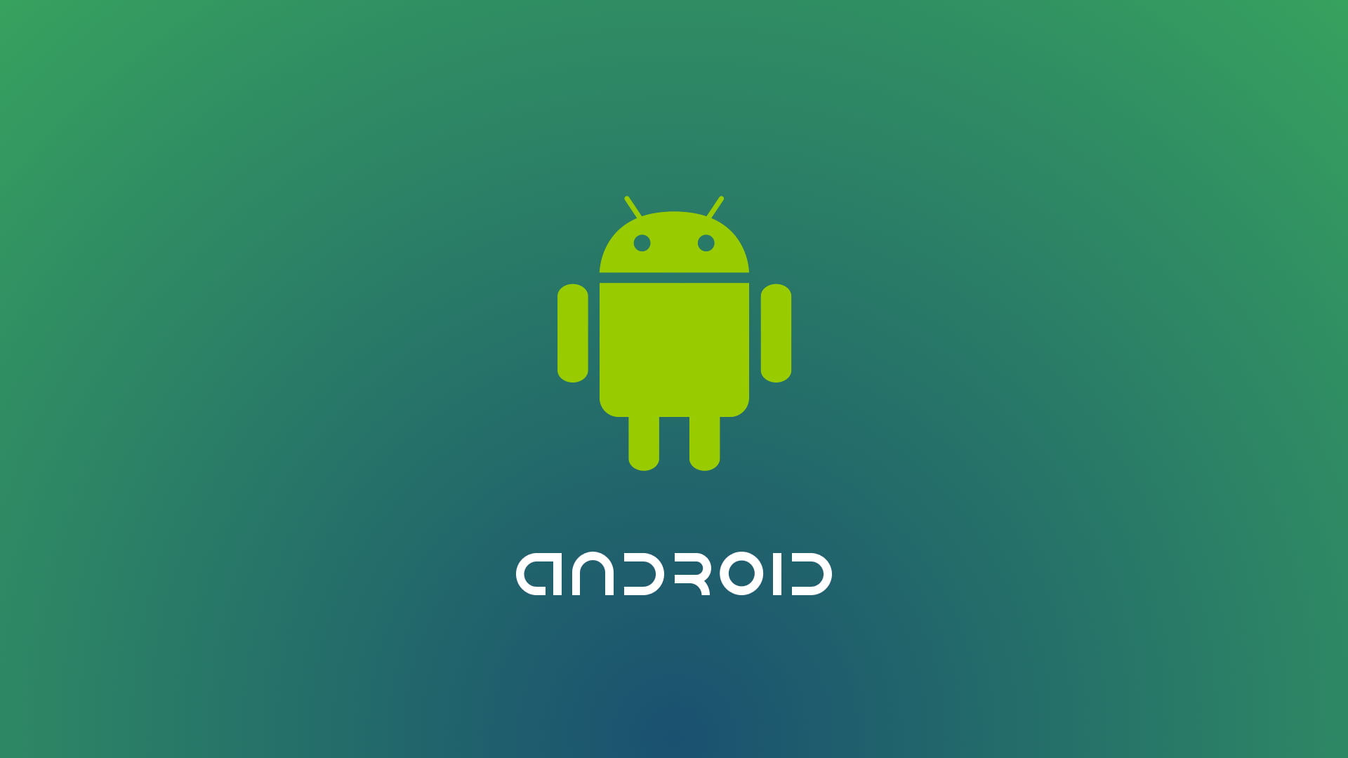 Android logo, Android (operating system), blurred