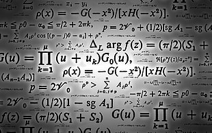 black text on gray background, mathematics, formula, equations, science