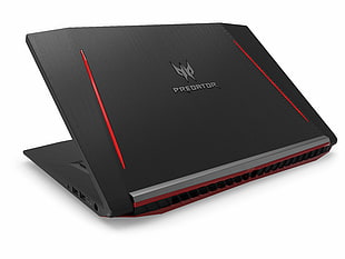 black Acer Predator laptop