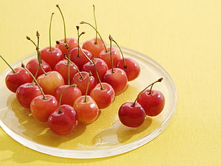 pile of cherries HD wallpaper