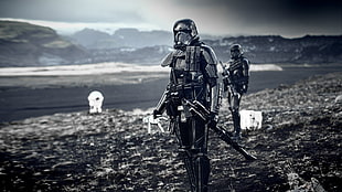 Star Wars character digital wallpaper, Star Wars, Rogue One: A Star Wars Story, Imperial Death Trooper, stormtrooper