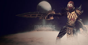 Combat Rogue illustration, World of Warcraft: Warlords of Draenor, Photoshop HD wallpaper