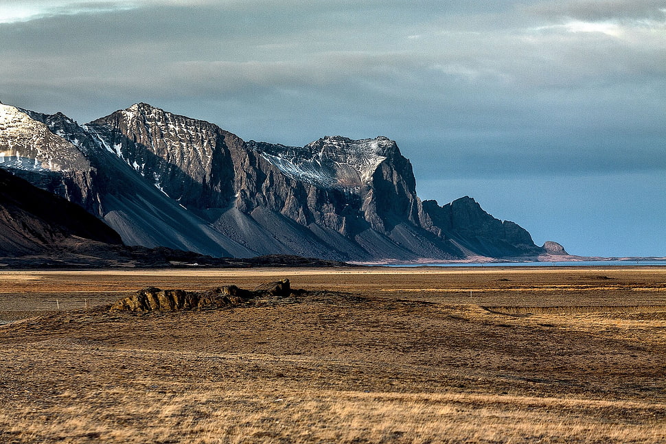 gray mountains, landscape, mountains HD wallpaper