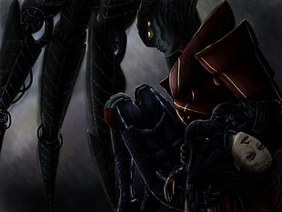 female character illustration, Mass Effect, Mass Effect 2, Mass Effect 3, Commander Shepard HD wallpaper
