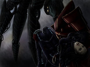 female character illustration, Mass Effect, Mass Effect 2, Mass Effect 3, Commander Shepard