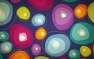 multi color abstract illustration, abstract, artwork HD wallpaper