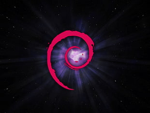 purple and pink 3D illustration HD wallpaper