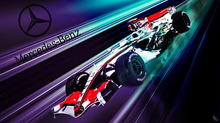 red and black RC car, Formula 1, McLaren Formula 1