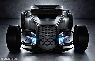gray concept car, digital art, car, supercars, Lamborghini