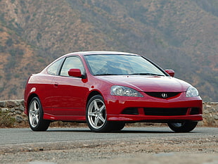 red Acura RSX Coupe