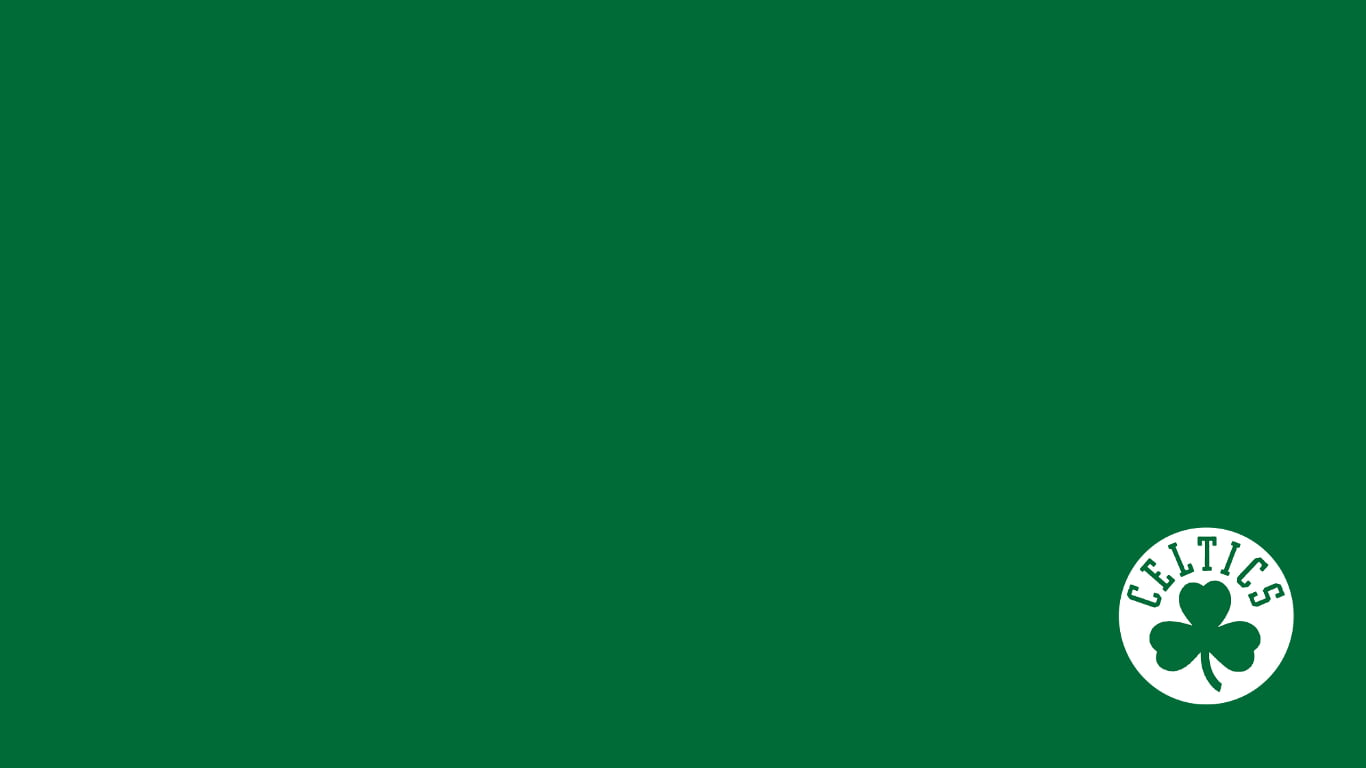 Boston Celtics logo, artwork, minimalism, Boston Celtics