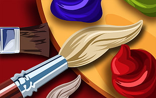 illustration of paint brush