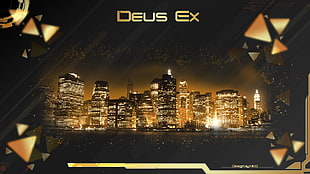 black and brown Deus Ex photo HD wallpaper