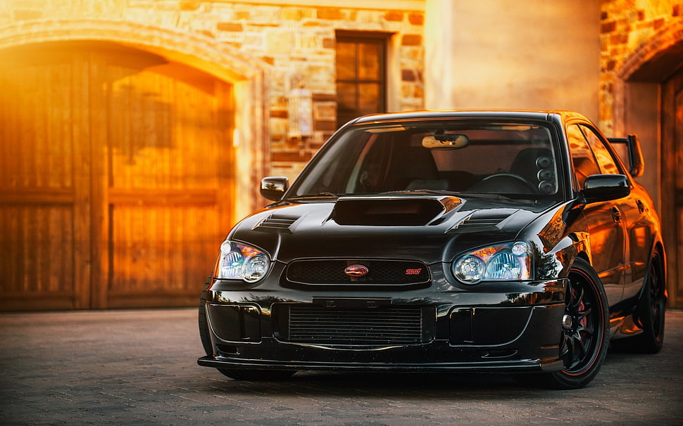 black car, car HD wallpaper