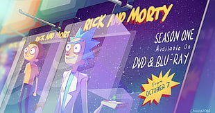 Rick and Morty Season One DVD & Blue-ray case HD wallpaper