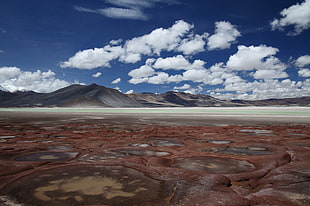 landscape photo of mountain range