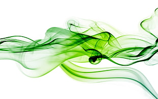 green smoke HD wallpaper