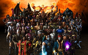 Mortal Kombat characters HD wallpaper