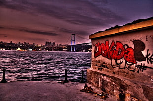 graffiti, Istanbul, Turkey, Bosphorus, üsküdar