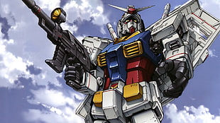 Gundam Seed robot digital wallpaper, anime, Gundam, mech, Mobile Suit HD wallpaper