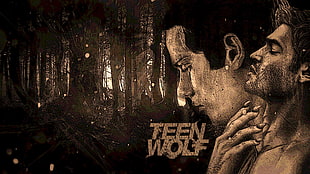 Teen Wolf illustration, teen wolf, MTV's Teen Wolf, Derek Hale, Stiles Stilinski HD wallpaper