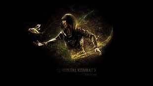 Mortal Kombat X poster, video games, Mortal Kombat X, Mortal Kombat, simple background