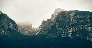 brown mountains, Yosemite National Park, nature, mountains