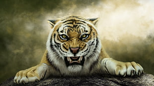 Bengal Tiger 3D wallpaper