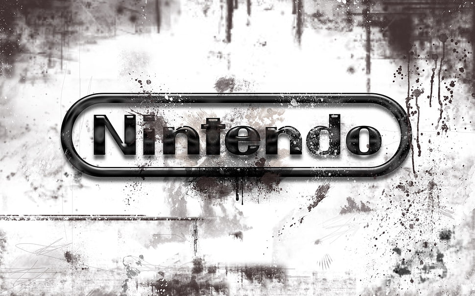 Nintendo logo, Nintendo HD wallpaper