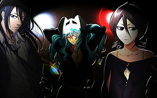 Rukia, Byakuya, and female Bleach Anime characters wallpaper, Bleach, anime, Kuchiki Rukia, Kuchiki Byakuya HD wallpaper