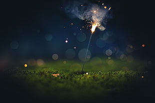 macro photography of fireworks during nighttime