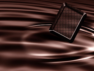 Chocolate,  Tile,  Pattern,  Dark HD wallpaper
