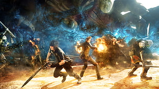 Final Fantasy wallpaper, video games, Final Fantasy XV, Final Fantasy HD wallpaper