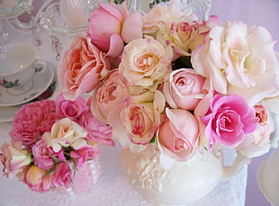 bouquet of rose HD wallpaper