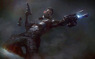 video games, Deus Ex, Deus Ex: Mankind Divided, Adam Jensen HD wallpaper
