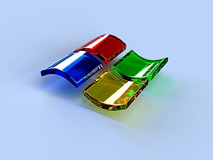 Windows logo glass decor