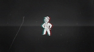 man illustration, Fallout 3, Pip-Boy, video games HD wallpaper