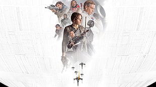 movie digital wallpaper, Star Wars, Rogue One: A Star Wars Story, Felicity Jones