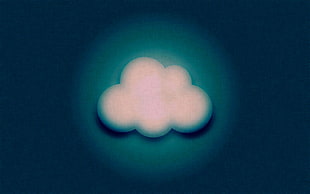 white cloud decor, abstract