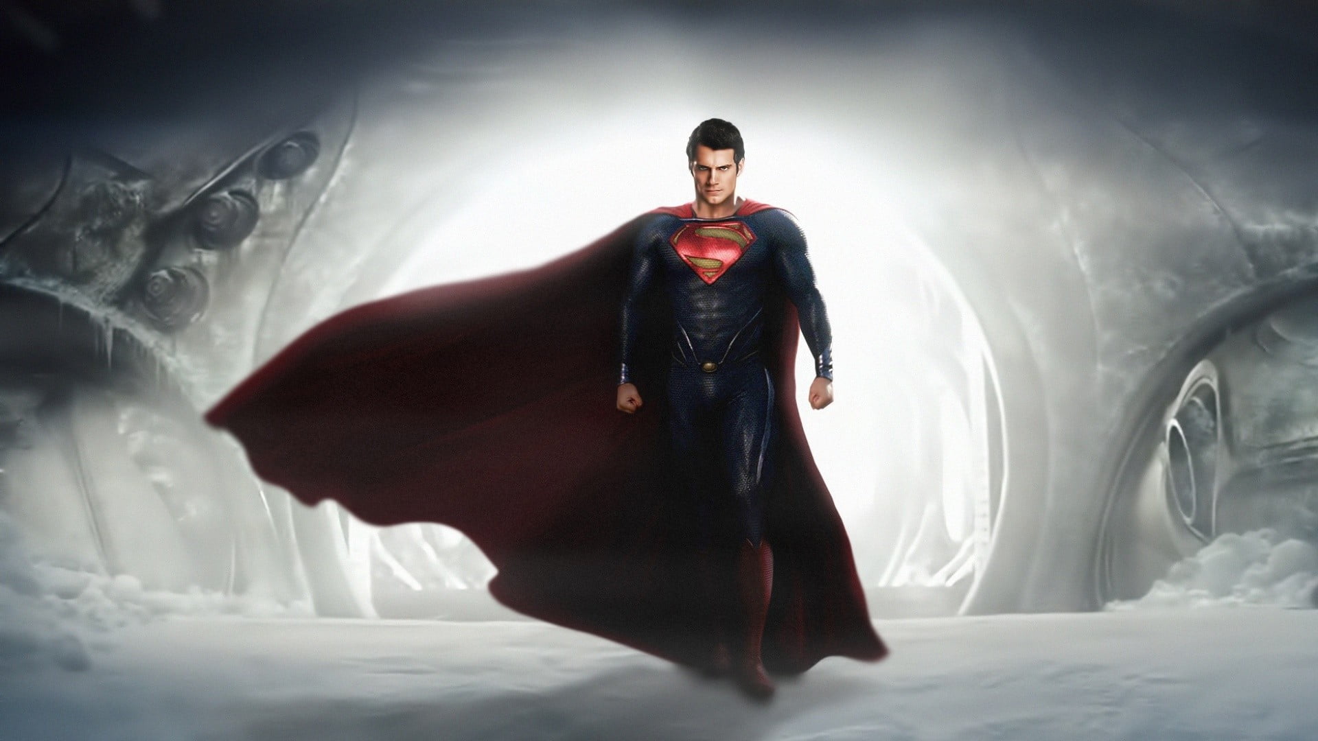 Superman 3D wallpaper, movies, Man of